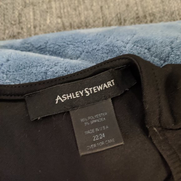 Ashley Stewart Black Mesh Peek-A-Boo Dress - Picture 4 of 6